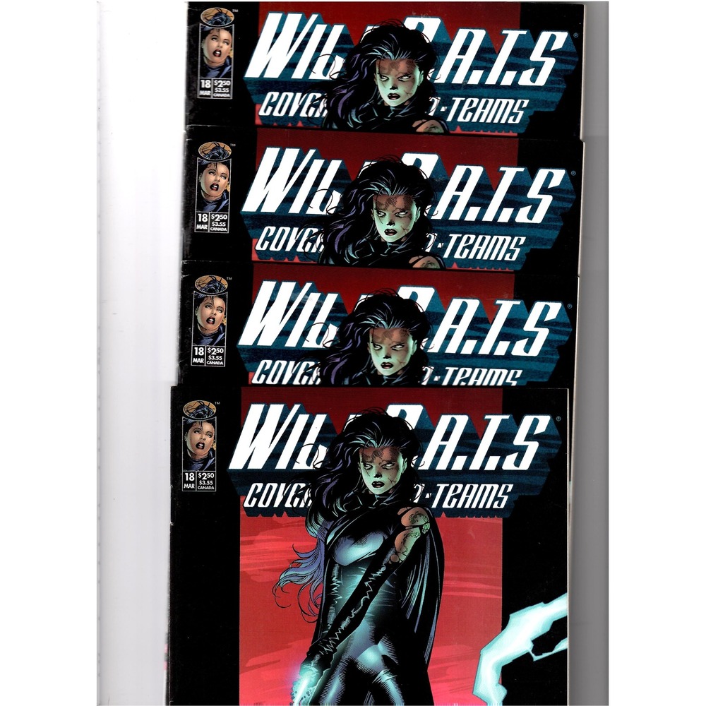 WildC.A.T.s #18 – Lot of 4 Copies‎ – Image Comics – Bagged & Boarded